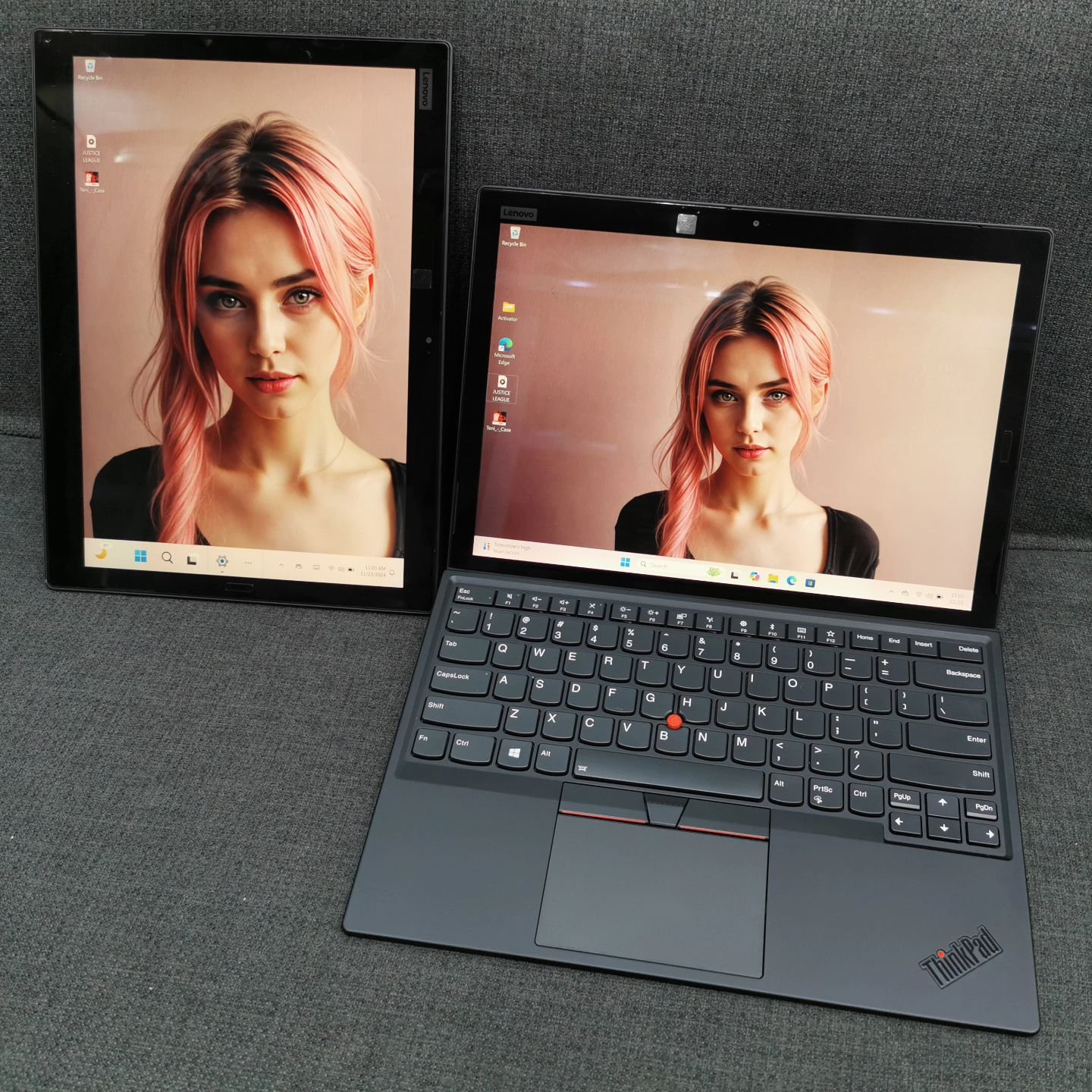 SaveClip.App_467954038_1480453165976403_1889185730057874805_n Lenovo ThinkPad X1 Tablet Gen 3 - Image 1